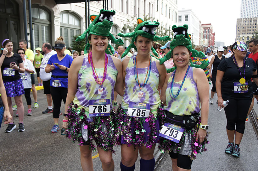 Runners Dressed for Jolly Jester Jaunt