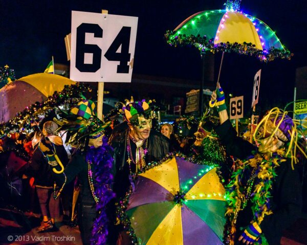 what time is the mardi gras parade in galveston