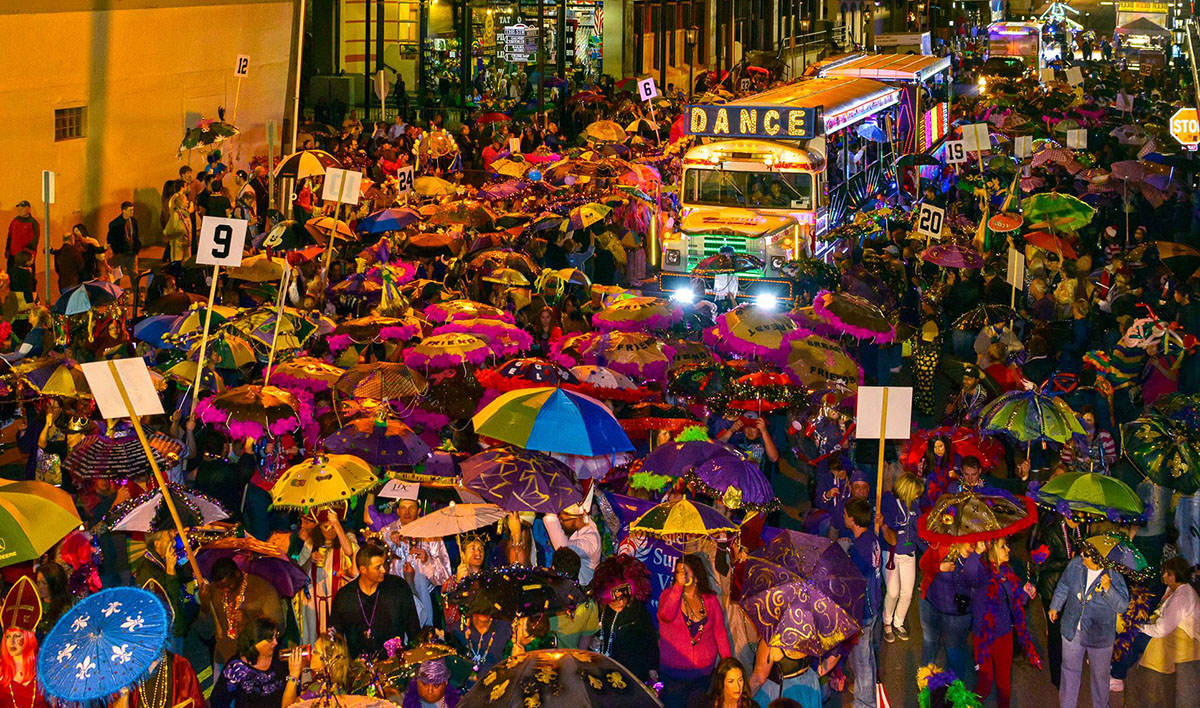 Umbrella Brigade Friday night