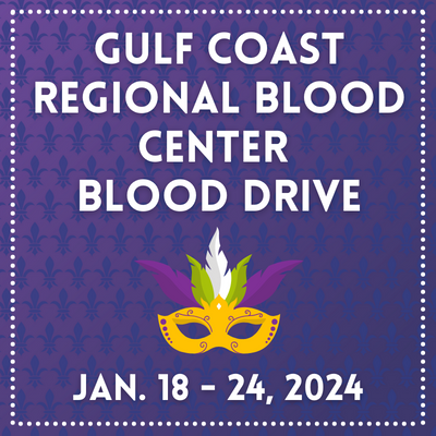 Gulf Coast Regional Blood Center Blood Drive