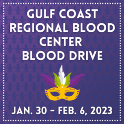 Gulf Coast Regional Blood Center Blood Drive
