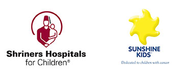 Shriners Hospital and Sunshine Kids Logos
