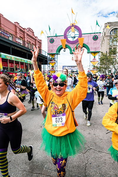 Runners at Jolly Jester Jaunt 5K